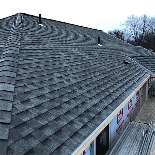 photo of gray shingled roof